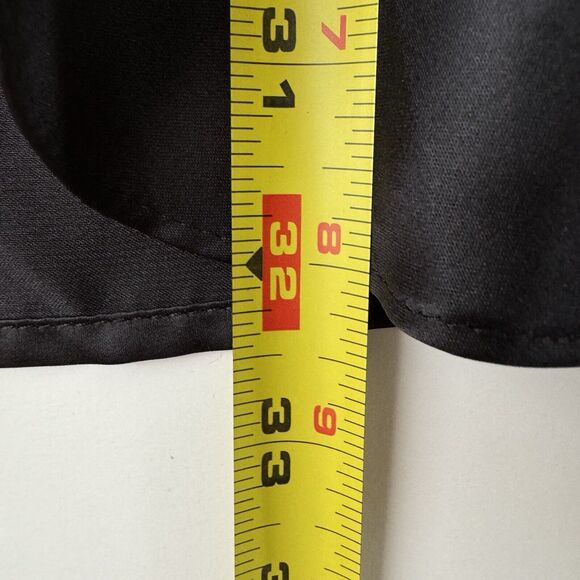 Victoria’s Secret One Size Black Silky Robe Flowy Silky Tie Top Coverup Love - Picture 7 of 13